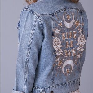 Rue De Seine Denim Jacket | Size Small